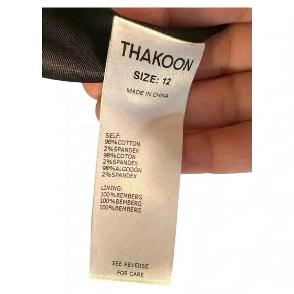 NWT | Thakoon Collective Plaid Preppy Fall Blazer Size 12 - Picture 7 of 8